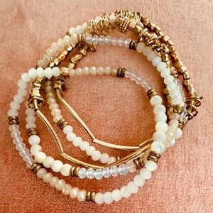 Mini Mixed bead bracelet set 5💖NWOT